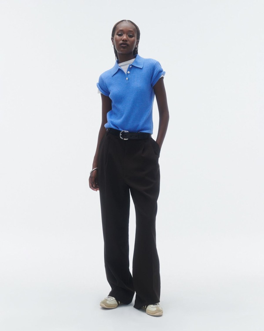 Guest In Residence Shrunken Polo Dawn Blue | Women