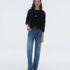 Guest In Residence Oversized Crew Black | Women