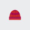 Guest In Residence The Rib Stripe Hat Magenta/Cherry | Accessories