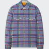 Guest In Residence Plaid Work Shirt Oatmeal Combo | Men