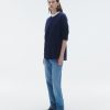 Guest In Residence Oversized Crew Navy | Women