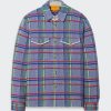 Guest In Residence Plaid Work Shirt Oatmeal Combo | Men