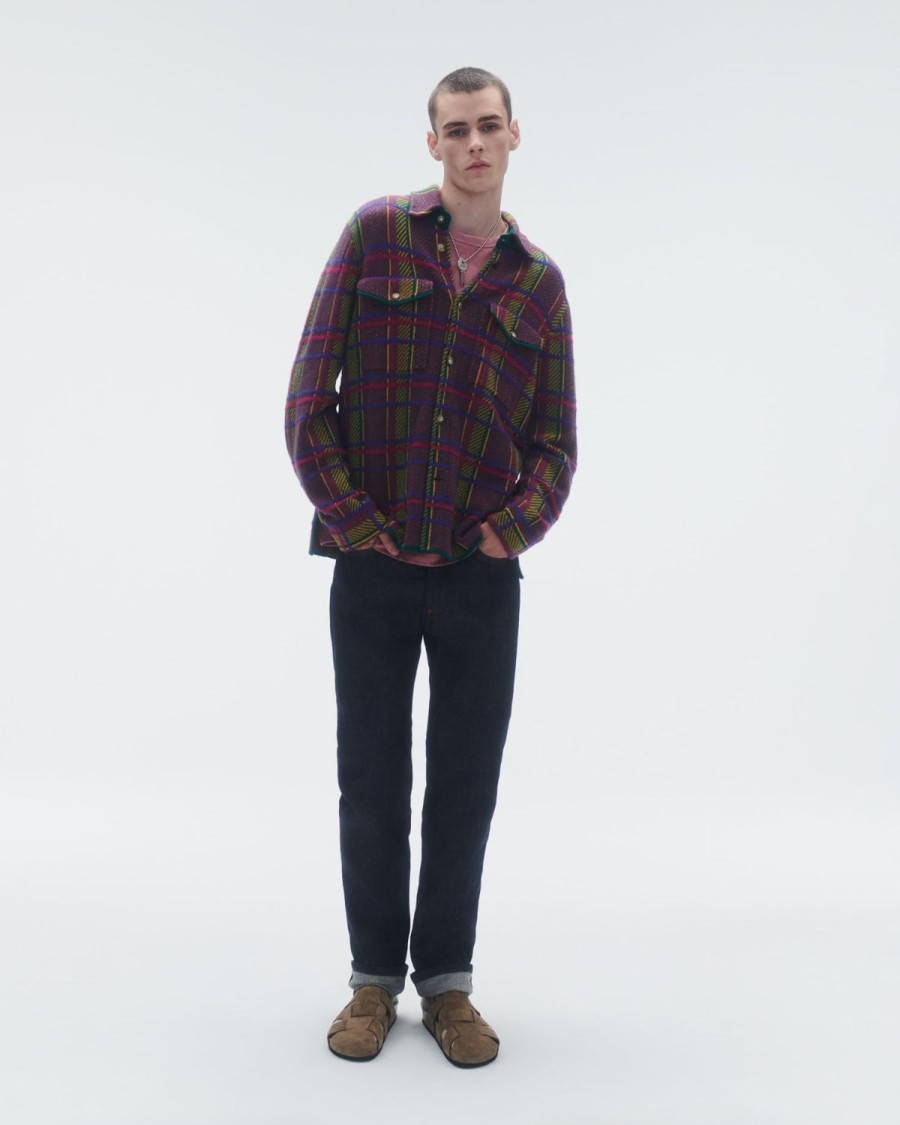 Guest In Residence Plaid Work Shirt Forest Combo | Men