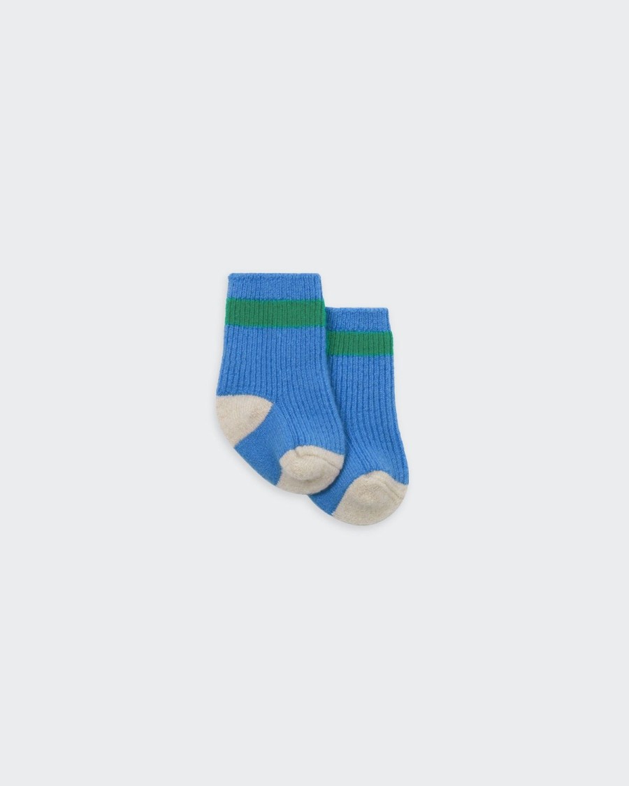 Guest In Residence The Mini Soft Socks (3-Pack) Dawn Blue Combo | Accessories