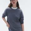 Guest In Residence Oversized Crew Steel | Women