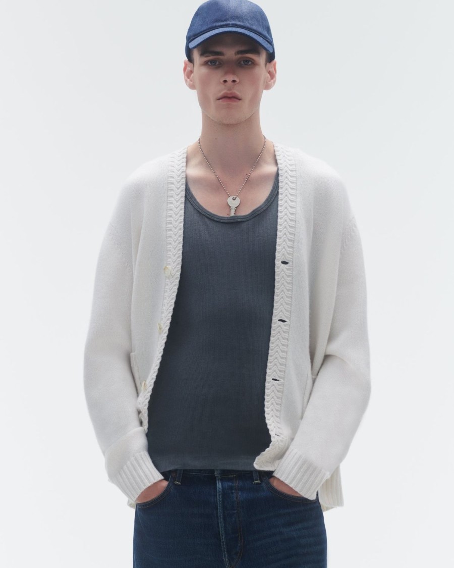 Guest In Residence The Cardigan Cream | Men