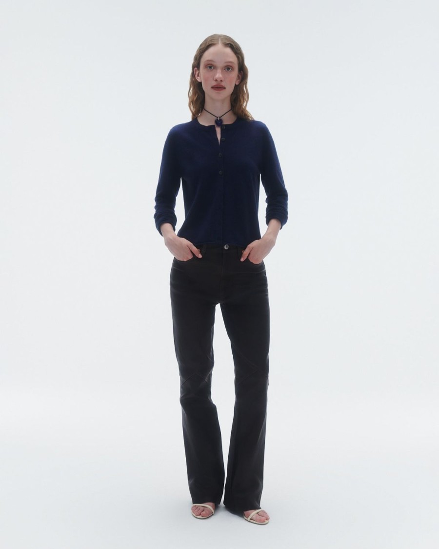 Guest In Residence Shrunken Cardigan Navy | Women